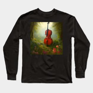 Cello in Woodland Long Sleeve T-Shirt